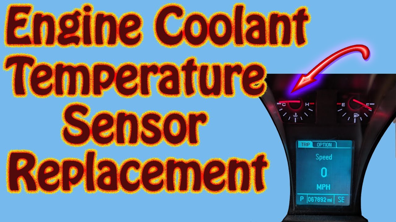 Замена датчика температуры охлаждающей жидкости двигателя Equinox 2,4 л Ecotec, коды датчика ECT ...