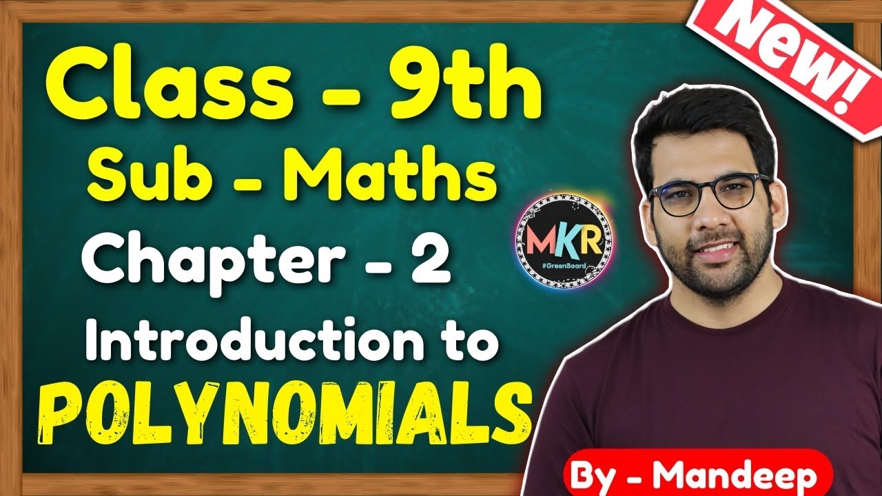 Class 9 Maths, Ch 2, Intro Polynomials|| NCERT CBSE || @GREEN Board