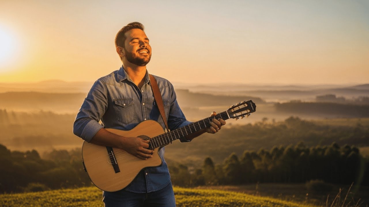 Salmo 95 em Sertanejo Raiz – Vinde, Cantemos ao Senhor | Louvor de Alegria e Fé