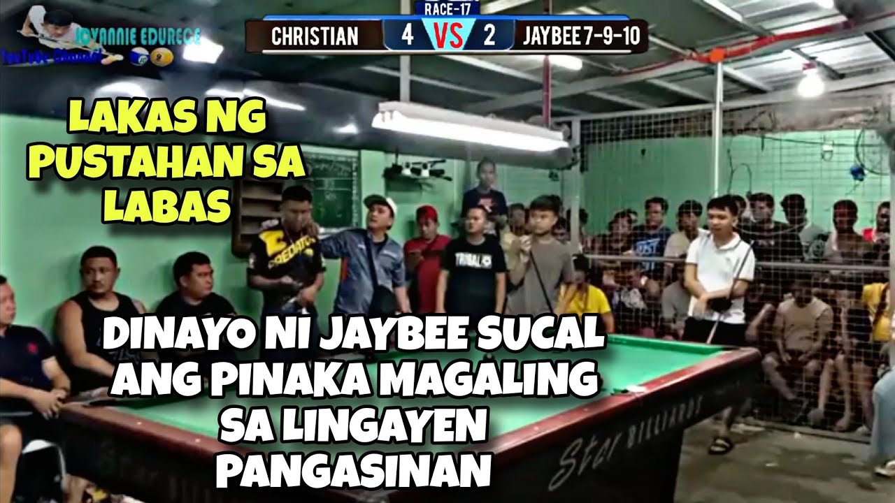 DUMAYO SI JAYBEE SUCAL SA LINGAYEN PANGASINAN BINIGYAN PARTIDA SI JAYBEE NG 7-9-10