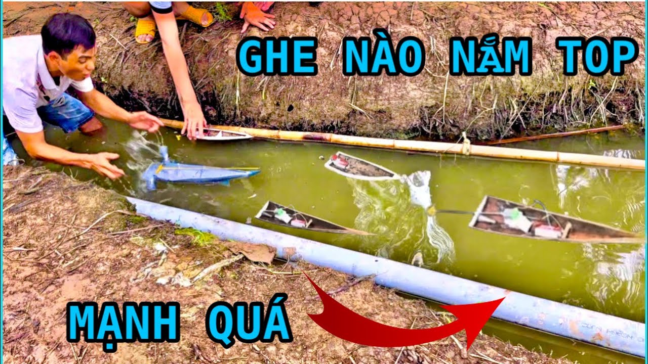 Cách Làm Ghe Ngo Gắn Động Cơ Mini Chạy Thật Nhanh|ATK