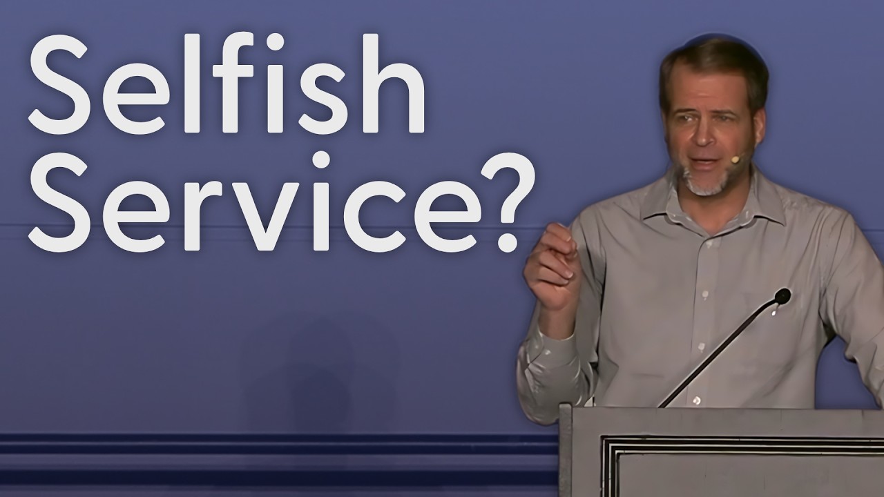 Selfish Service? - Anthony Hurst | REACH