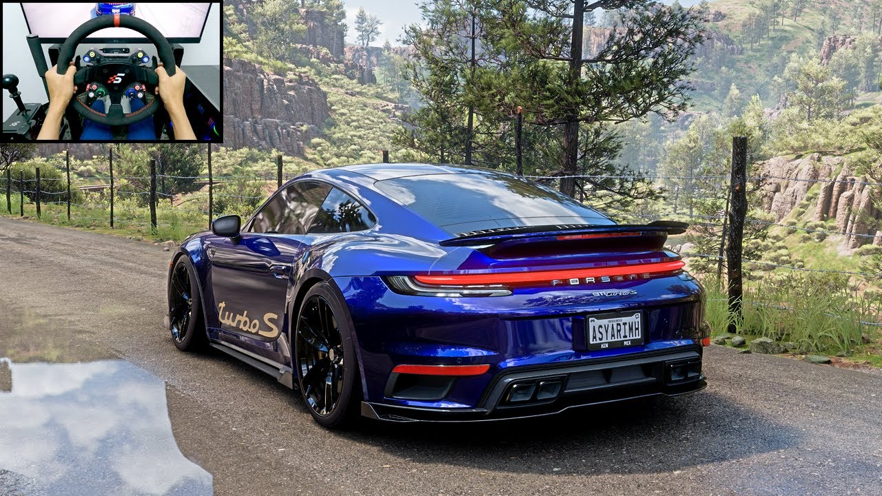Porsche 911 Turbo S 800HP - Forza Horizon 5 | Simagic Alpha Ultimate gameplay