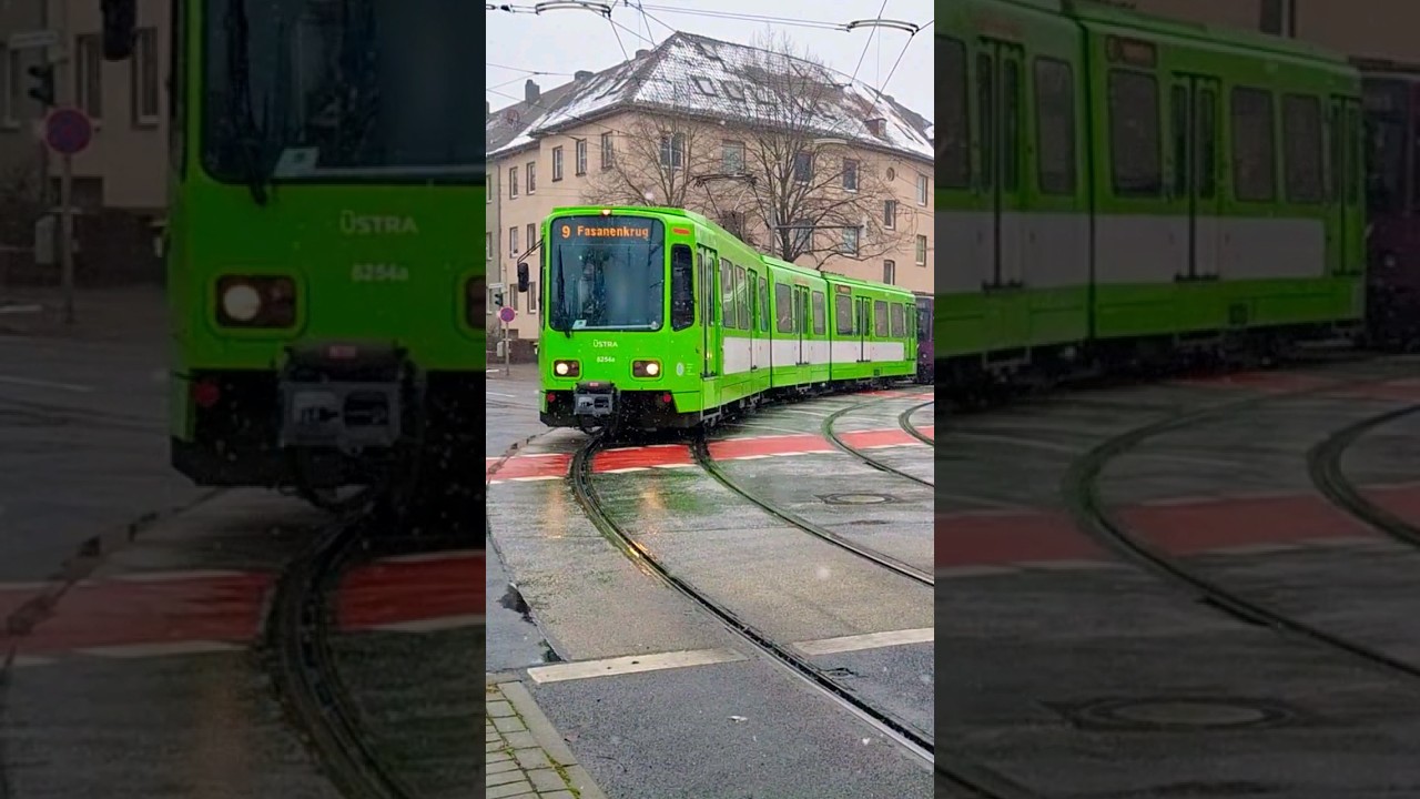Bald schon Geschichte: Linie 9 der &Uuml;STRA Richtung Fasanenkrug, #Hannover #tram #train #trainspotting