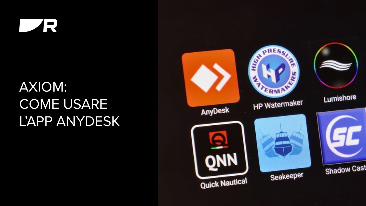 AXIOM: Come Usare l&rsquo;App AnyDesk per Assistenza da Remoto