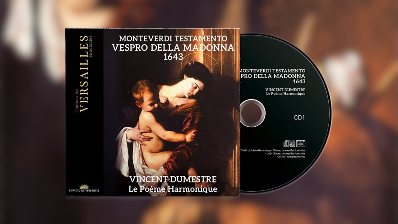 📀 TESTAMENTO VESPRO DELLA MADONNA 1643, Monteverdi  | CD - Label Château de Versailles Spectacles