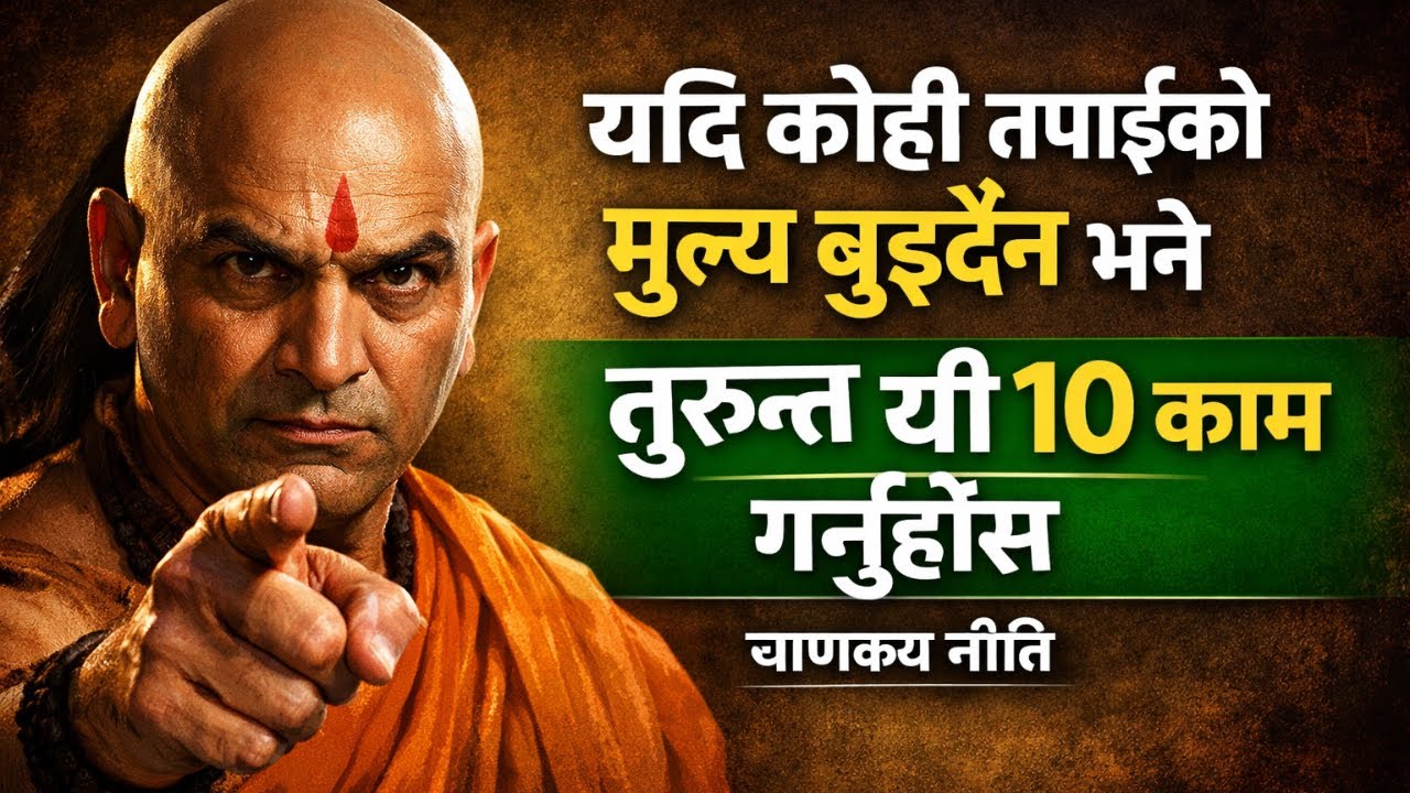 इज्जत माग्न छोड | चाणक्य नीतिका १० नियम जसले तिम्रो हराएको सम्मान फर्काउँछ #mankoshakti