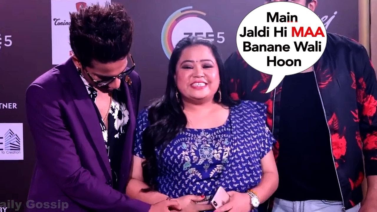 Bharti Singh's FUNNY Reaction On Pregnancy With Hubby At 12th Gold Awards 2019