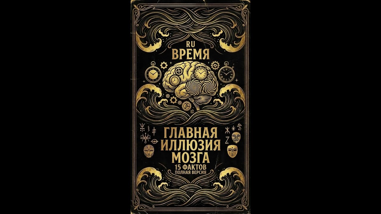 ВРЕМЯ - ИЛЛЮЗИЯ: 15 фактов почему мозг врёт о реальности каждую секунду 