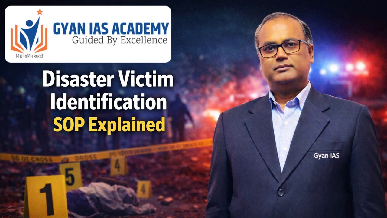 Disaster Victim Identification (DVI) SOP Explained | GS Paper 3 | UPSC & BPSC | Gyan IAS