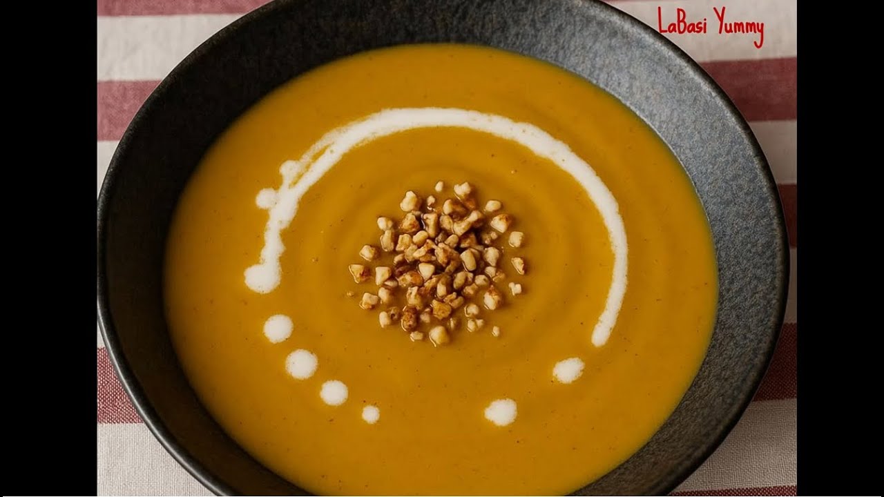 PURÉ DE CALABAZA Y BONIATO (RECETA FÁCIL, RICA Y RECONFORTANTE)