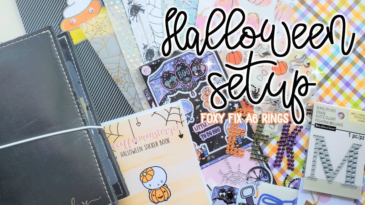 Halloween Setup & Flip Through | Foxy Fix A6 Rings