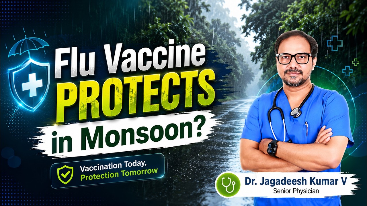 Flu Vaccine Protects in Monsoon? || Dr. V Jagadeesh Kumar || @hi9videos