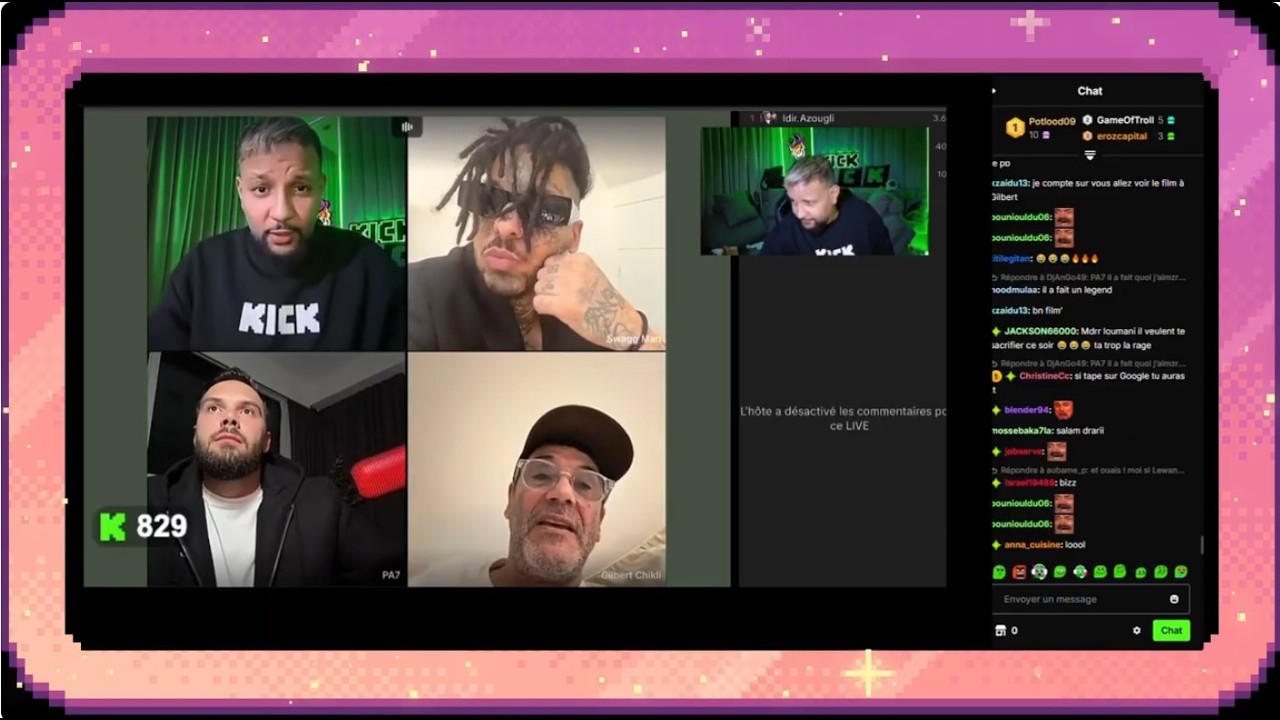 Loumani officiel  Watch on Live #kick  Gilbert Chikli  Swagg Man & PA7