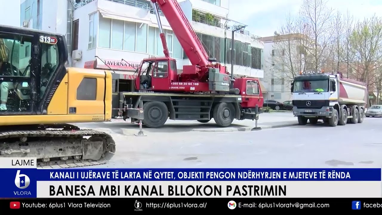 Banesa mbi kanal bllokon pastrimin. Kanali i ujërave të larta në qytet, objekti pengon ndërhyrjen