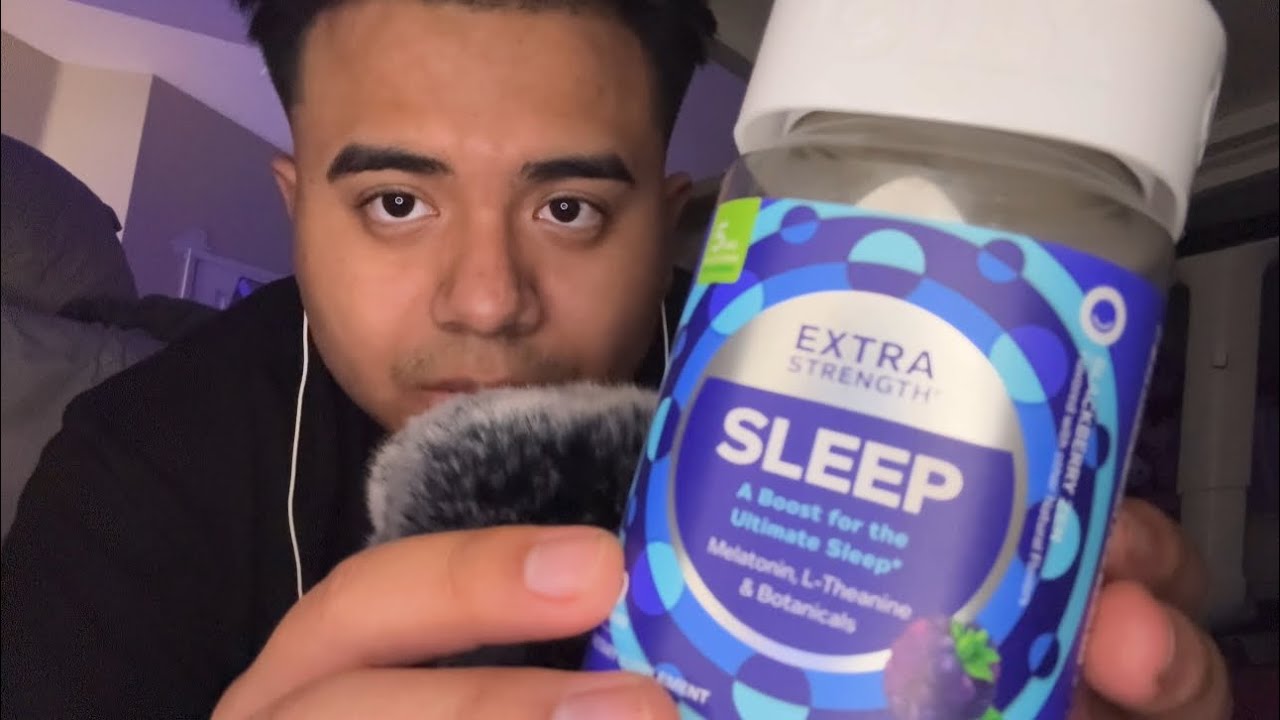 ASMR Whispering & Sticky Tapping