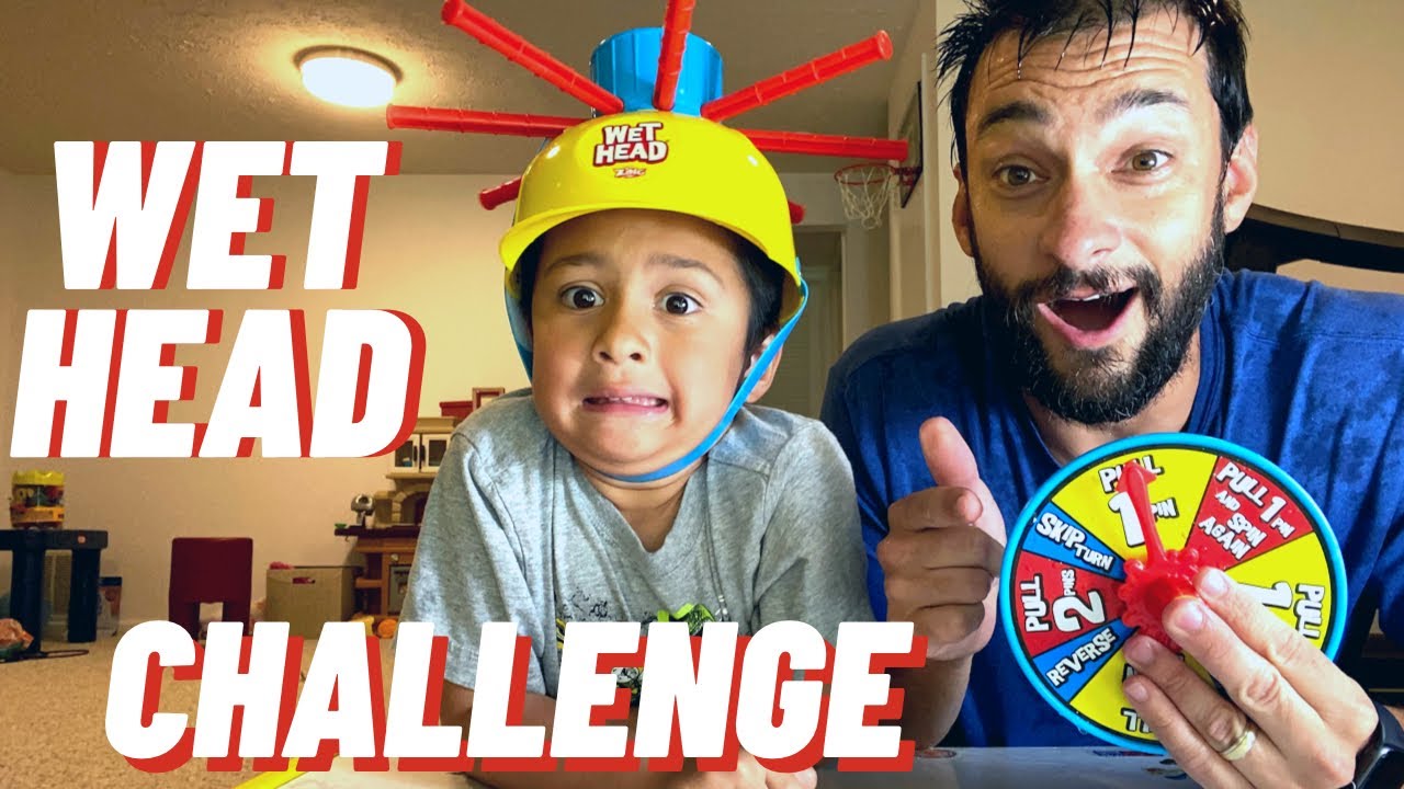 WET HEAD CHALLENGE GAME!!! (Zing Toy Review)