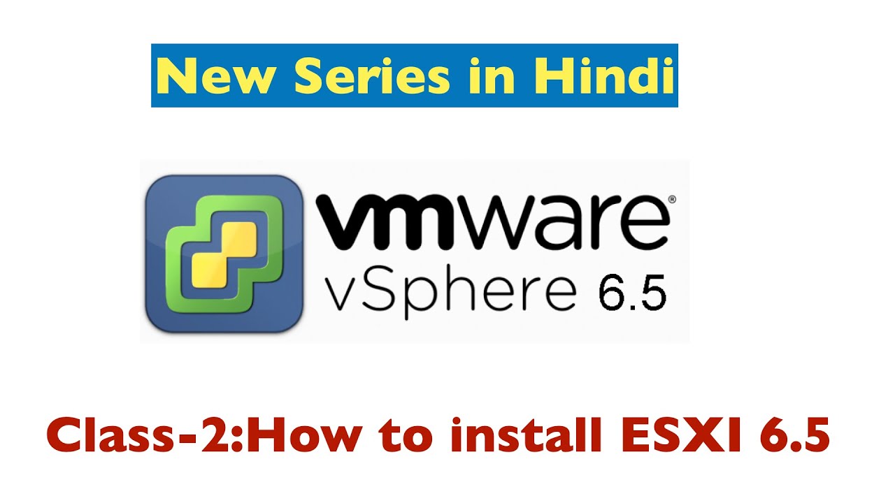 How to install esxi-host Step by step | Class-2 vSphere 6.5