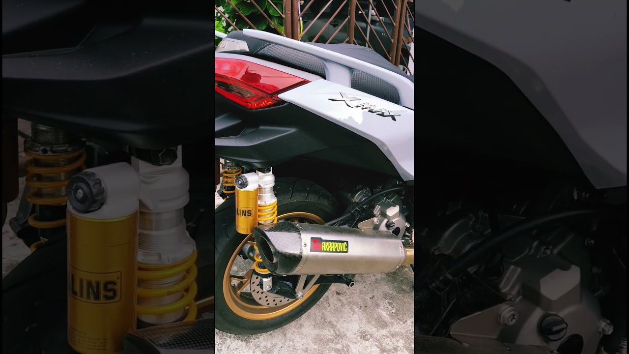 Yamaha XMAX300 Akrapovic Pipe Sound check