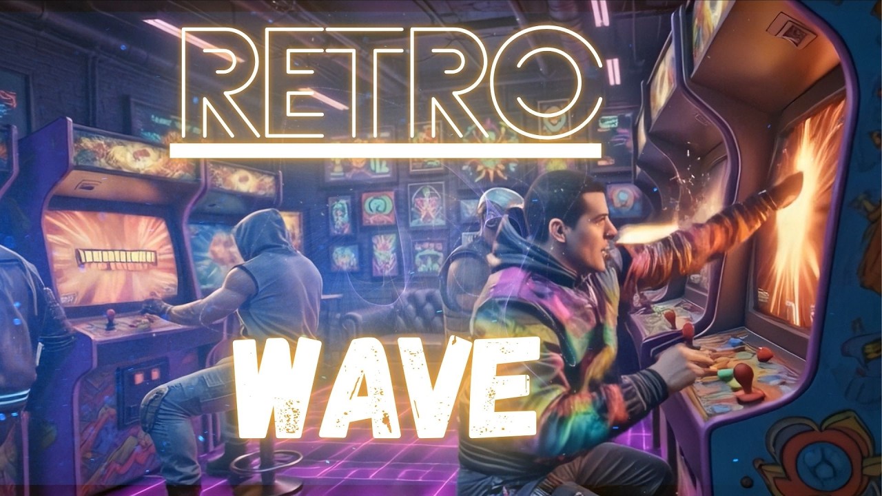 80's Synthwave Music Gaming Bar
