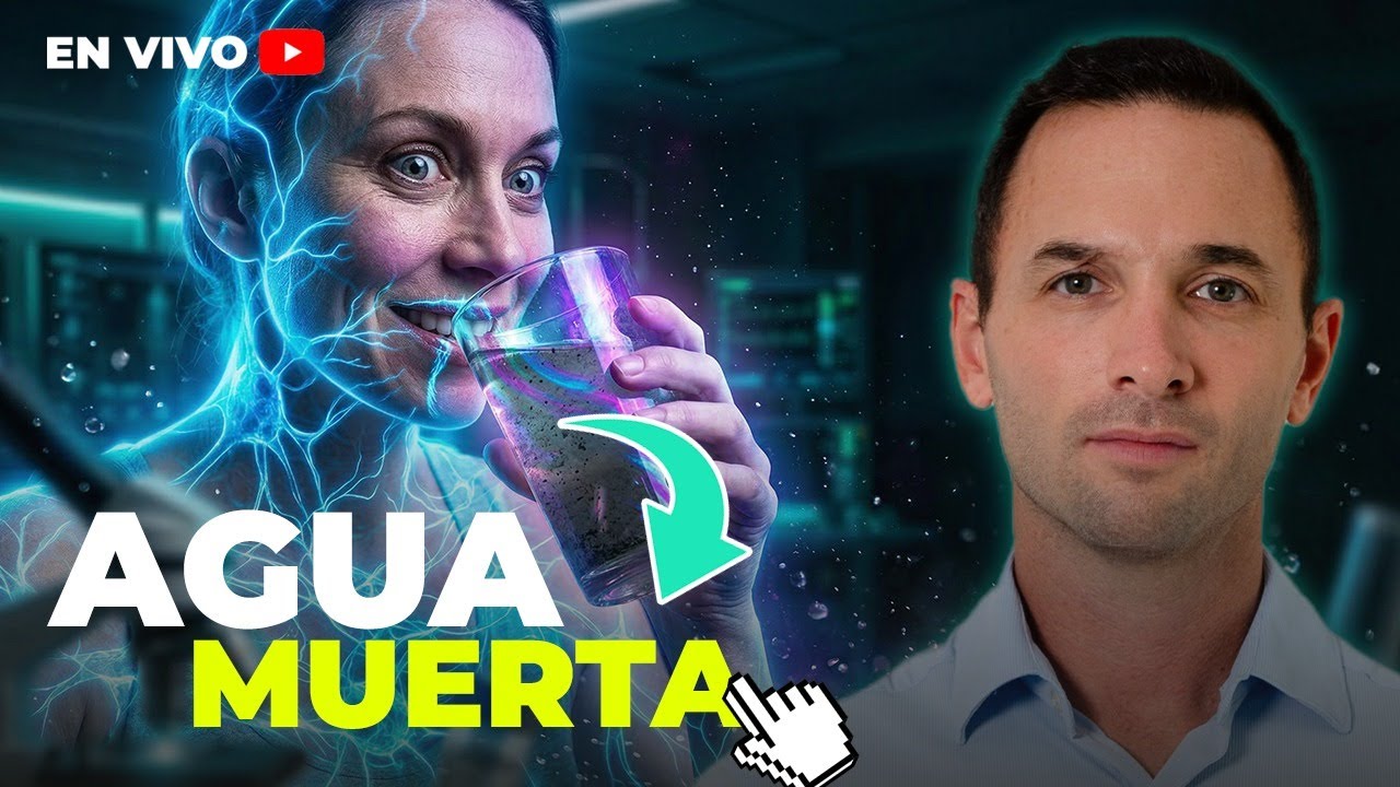🟢LIVE: ¿Estás tomando “agua muerta”? Aprende a hidratar tu cuerpo de verdad