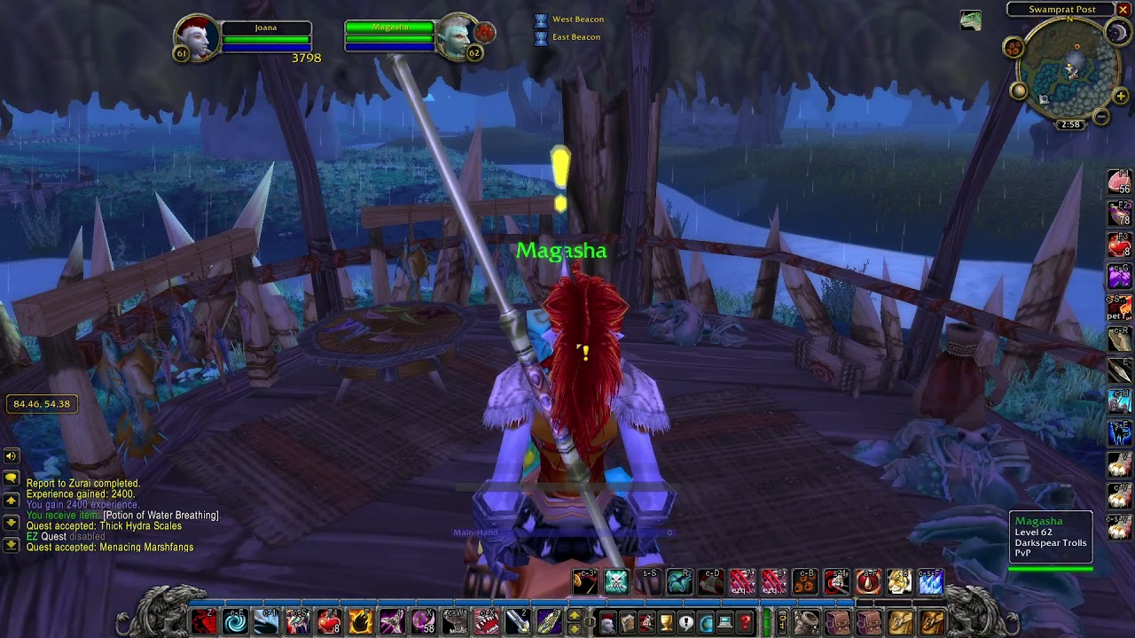 Joana's 60-70 Speedrun - 61-63 Zangarmarsh - TBC Classic Launch