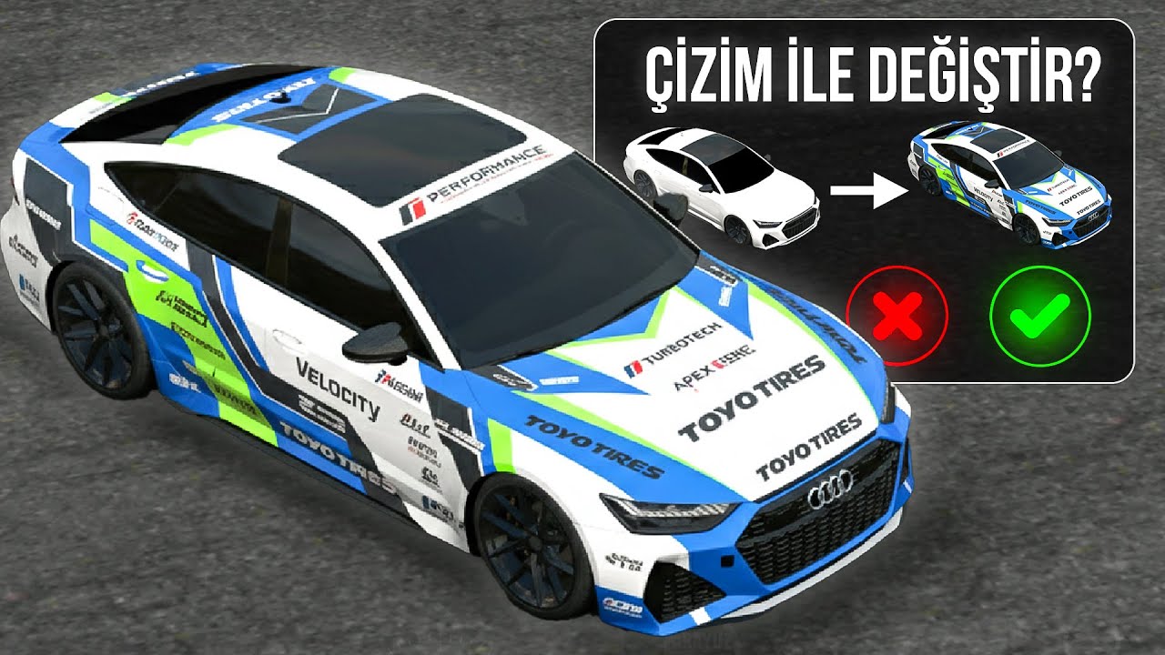 Hesabımdaki TÜM ARABALARI ÇİZİMLE Takasladım !! Car Parking Multiplayer SM7