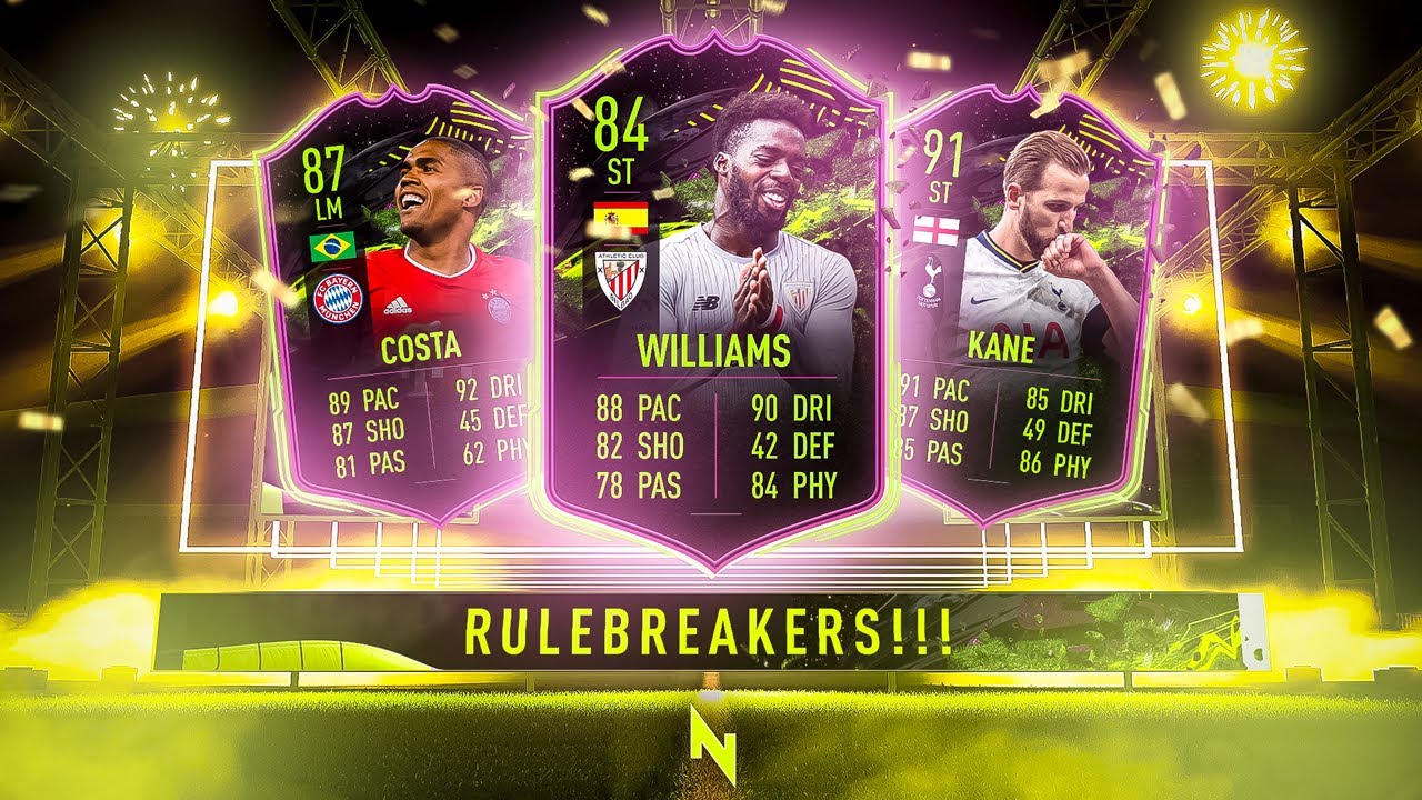 RULEBREAKERS ARE HERE! INAKI WILLIAMS PLAYER PICK SBC + TEAM 1! - FIFA 21
