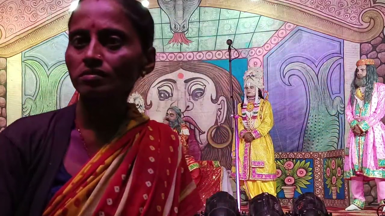 💐सुन्दर लीला 💐आदर्श रामलीला मण्डल मथुरा विन्द्रावन 💐मेला महाउत्सव राठ 💐भाग 18💐