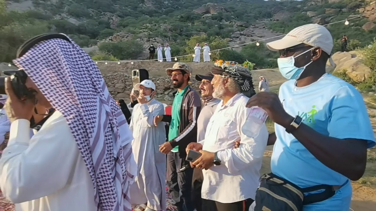 احتفالية أهالي جبل ريدان بمركز ثلوث المنظر بتدشين فريق مشاة وهايكنج جبل ريدان مغارة ابو زيد الهلالي