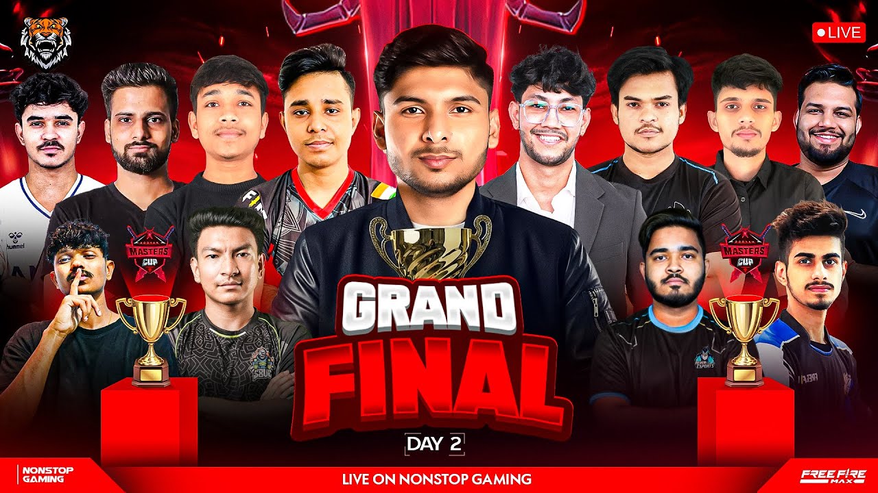 BOOYAH MASTERS CUP GRAND FINAL DECIDER DAY 🏆 ||  FT- TG, NG, TE, TSG, S8UL, RNTX, GG 
