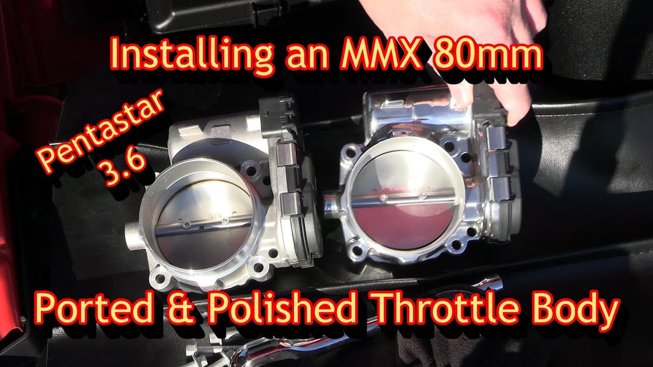 Установка MMX 80 мм перфорированного и полированного корпуса дроссельной заслонки и проставки Vor...