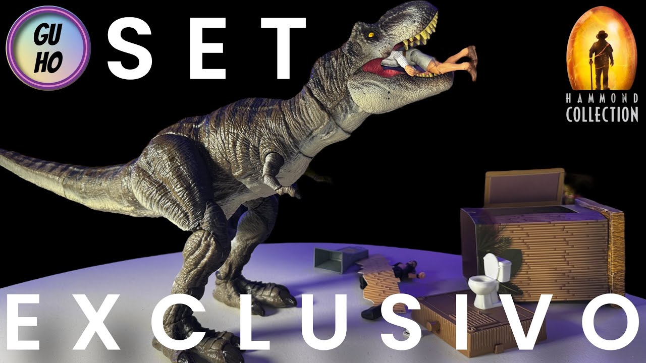 🚽🦖 T-REX y Donald Gennaro HAMMOND COLLECTION | El MEJOR Set Exclusivo SDCC | GuhoVerso