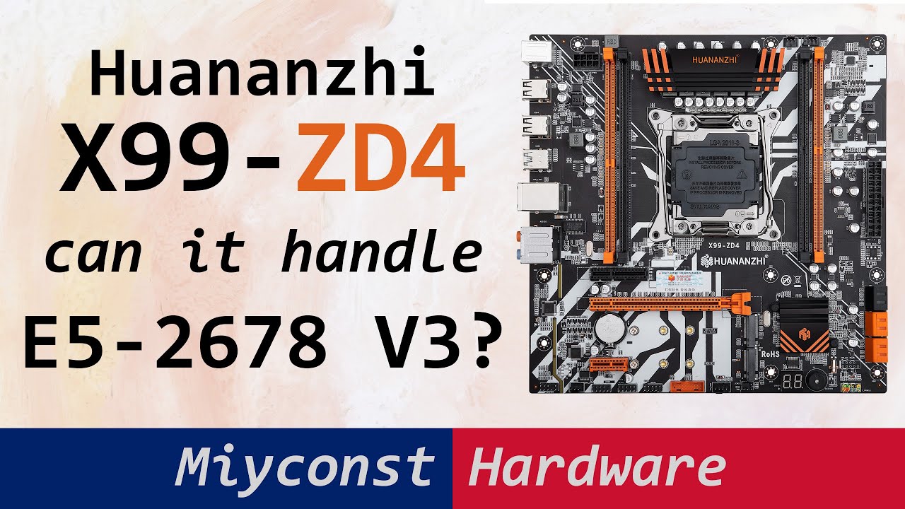 🇷🇺 Huananzhi X99-ZD4 — подробный обзор | E5-2678 V3 | i7-6800k | BIOS | O.C. | VRM | Mi899