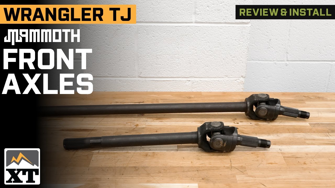 Jeep Wrangler TJ Mammoth Dana 30 Front Axles Review & Install