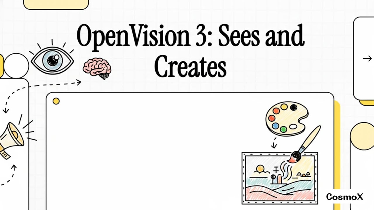 OpenVision 3: Unified Visual Encoder for Image Understanding and Generation (VAE + ViT)