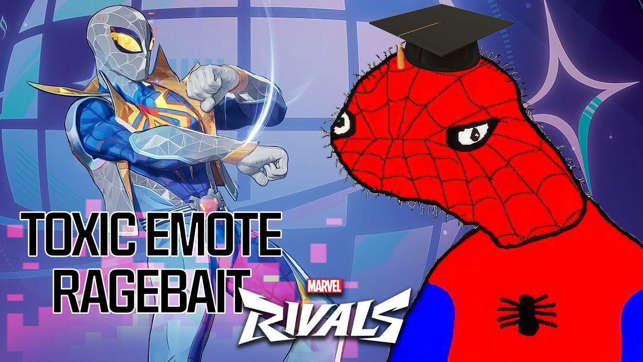Ragebait Spider-Man Emotes After Every Elimination (TOXIC RAGEQUIT REACTIONS)