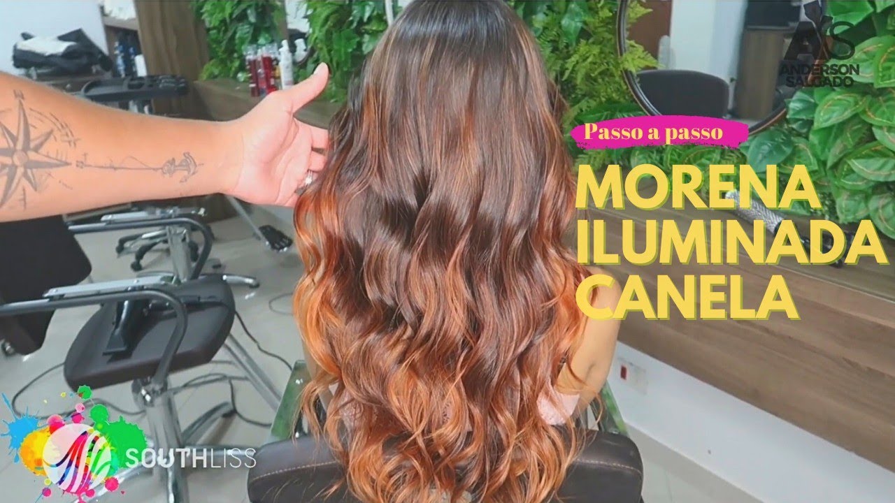 MORENA ILUMINADA COR CANELA ( PASSO A PASSO)