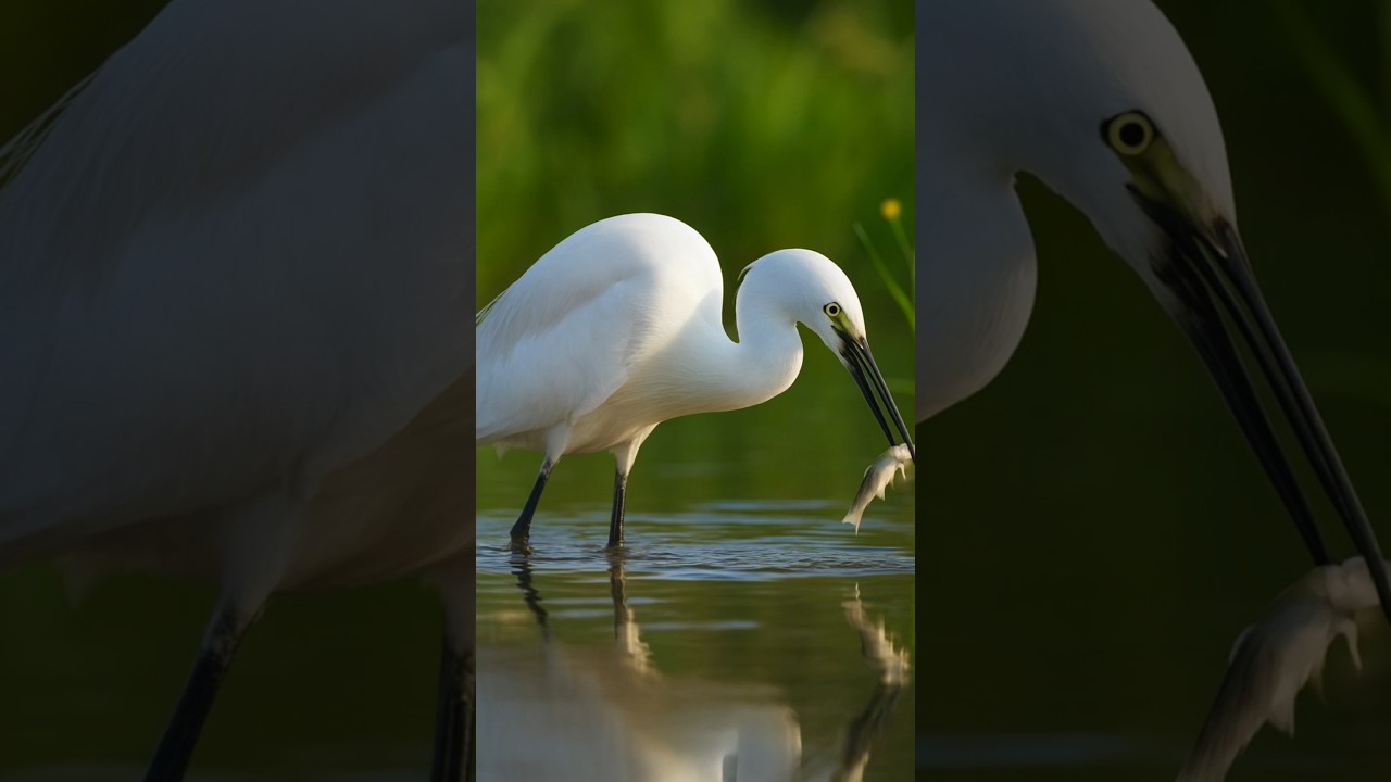 The Elegant Hunter &ndash; Little Egret&rsquo;s Perfect Fish Catch! #little egret #elegant hunter #chirpfacts