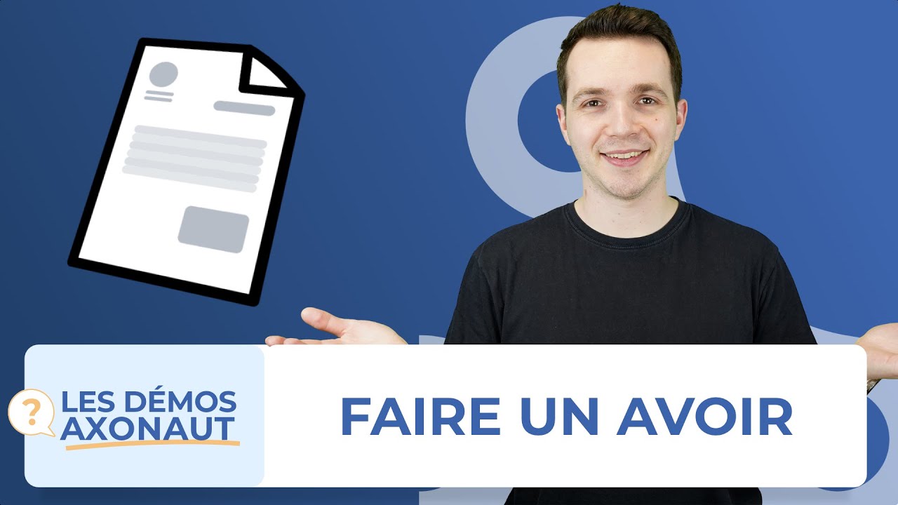 Comment faire un avoir ? (annuler une facture)