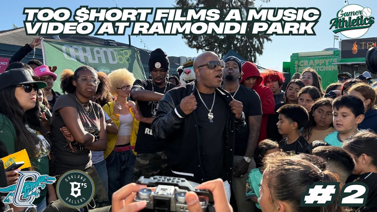 Too $hort снимает музыкальное видео в парке Раймонди