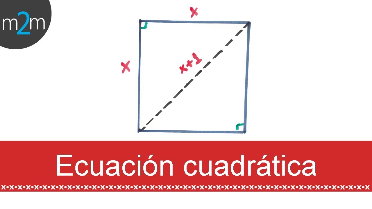 Ecuaciones cuadráticas con Pitágoras