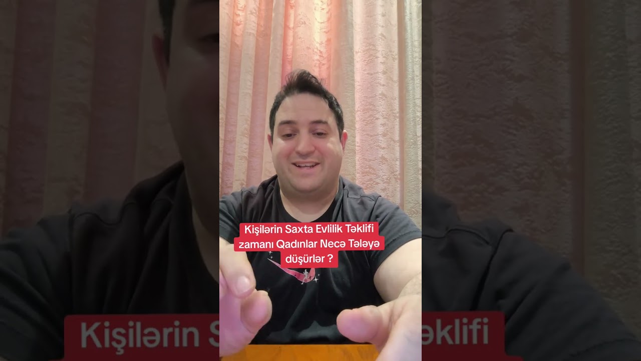 Evlilik Təklifi Zamanı Kişilərin Tələsi