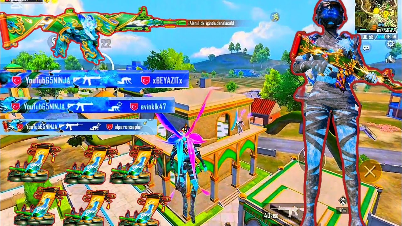 😅YAKAN KÜKREME  M4 İLE  HARİTAYI TEMİZLEDİM 😅