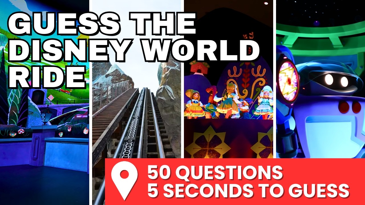 99% of Disney Fans Will Fail This 50 Ride Challenge! | GeoGuessr Quiz