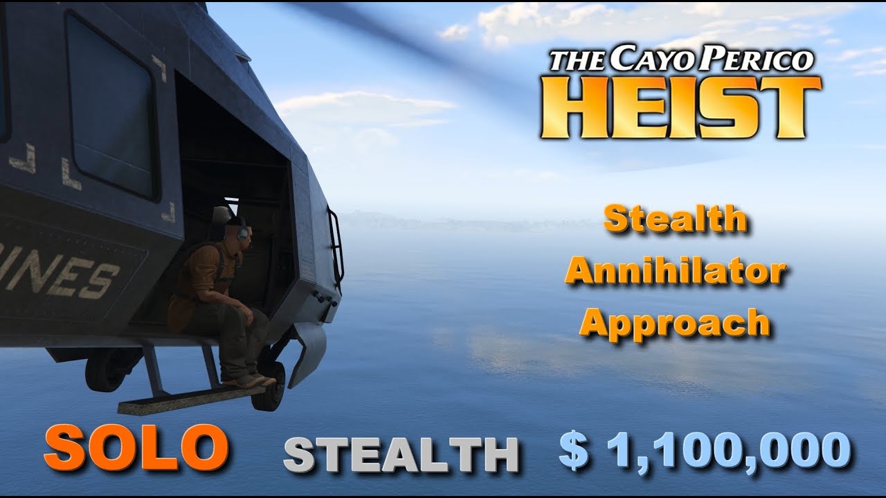 The Cayo Perico Heist | Solo Stealth Elite | Stealth Annihilator Approach | $1,100,000 | GTA Online