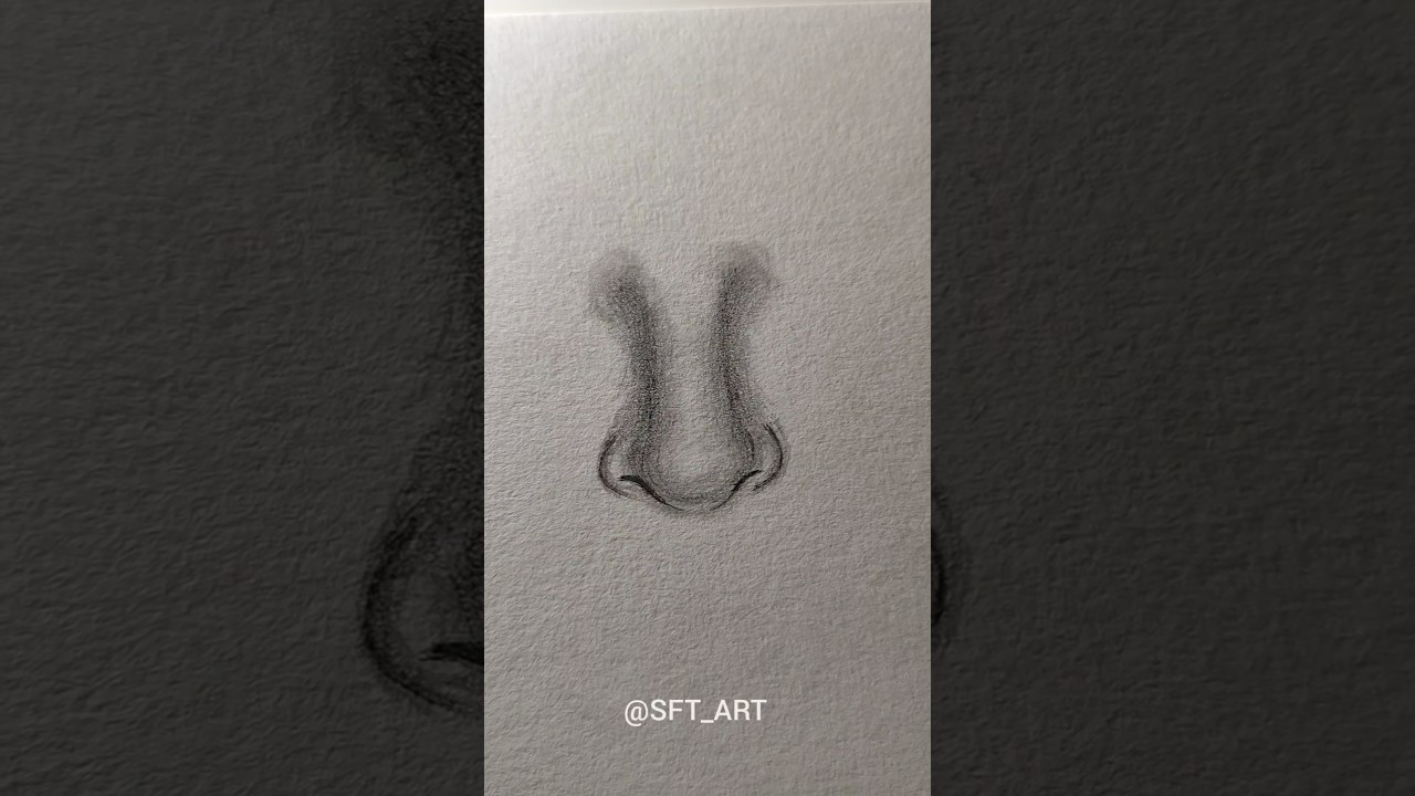 Nose tutorial✨ #art #nose #tutorial #sketch #shorts