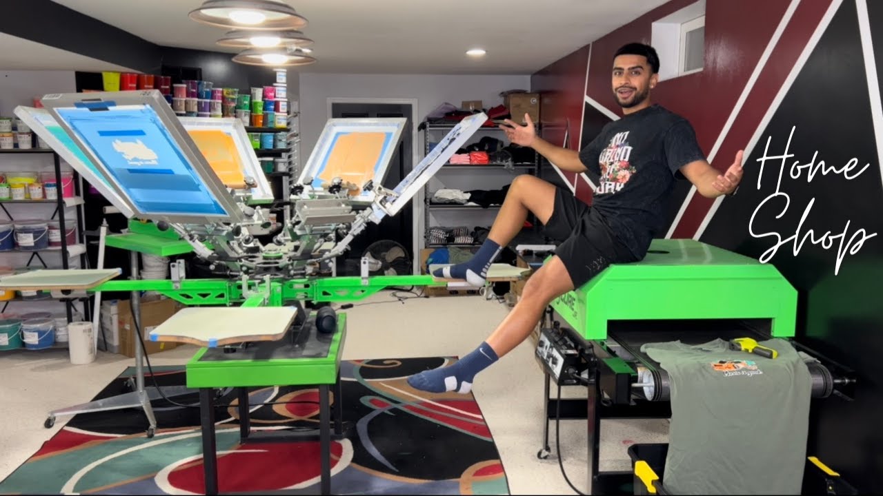 SCREEN PRINTING Daily From A Basement