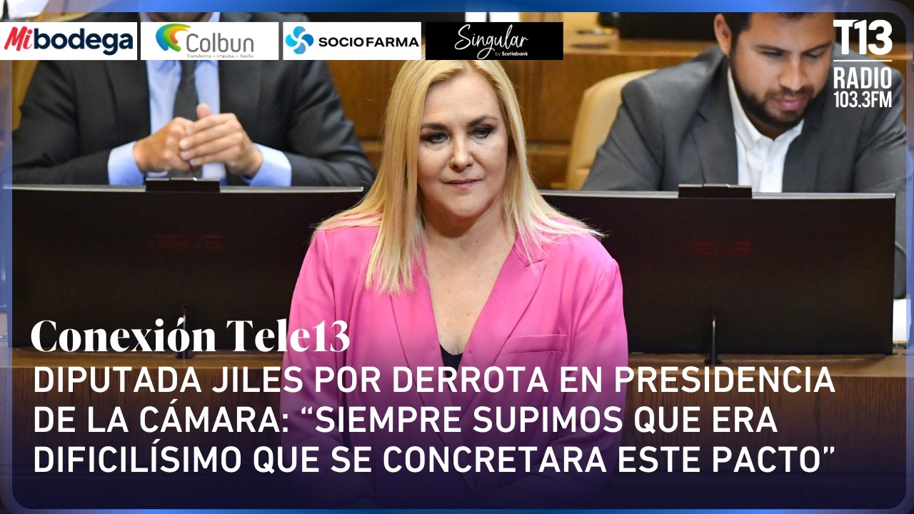 Diputada Jiles y derrota en presidencia de la Cámara: “Era dificilísimo” | Conexión Tele13