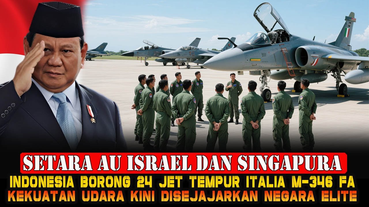 Indonesia Borong 24 Jet M-346 FA dari Italia, Ini Strategi Baru TNI AU!